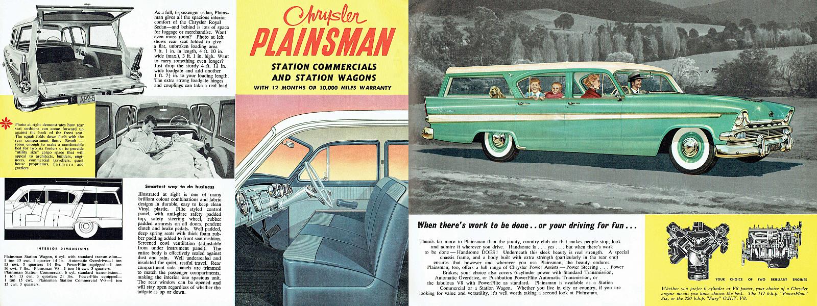1958 Chrysler AP2 Royal Brochure Page 4